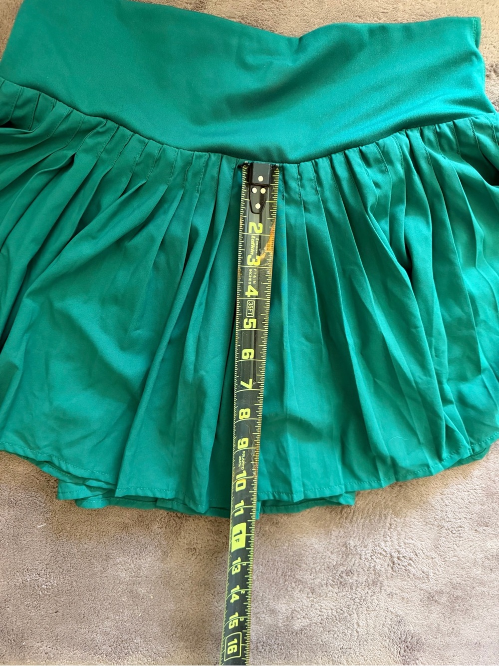 all in motion Green Pleated Skirt Set with Matching Tank - Picture 5 of 8